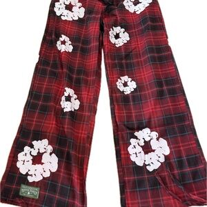 Denim Tears Cotton Wreath Plaid pants